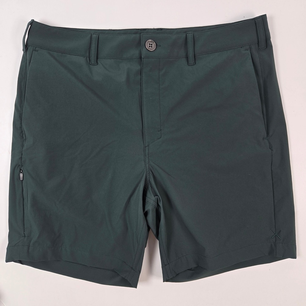 Cuts Shorts Mens 28 Dark Green Performance Tech Stretch Golf Activewear NEW